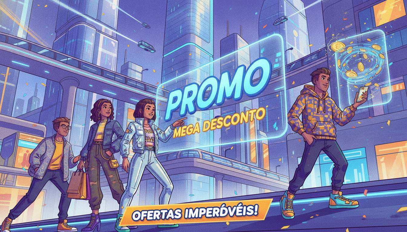 Promoção urbana com personagem