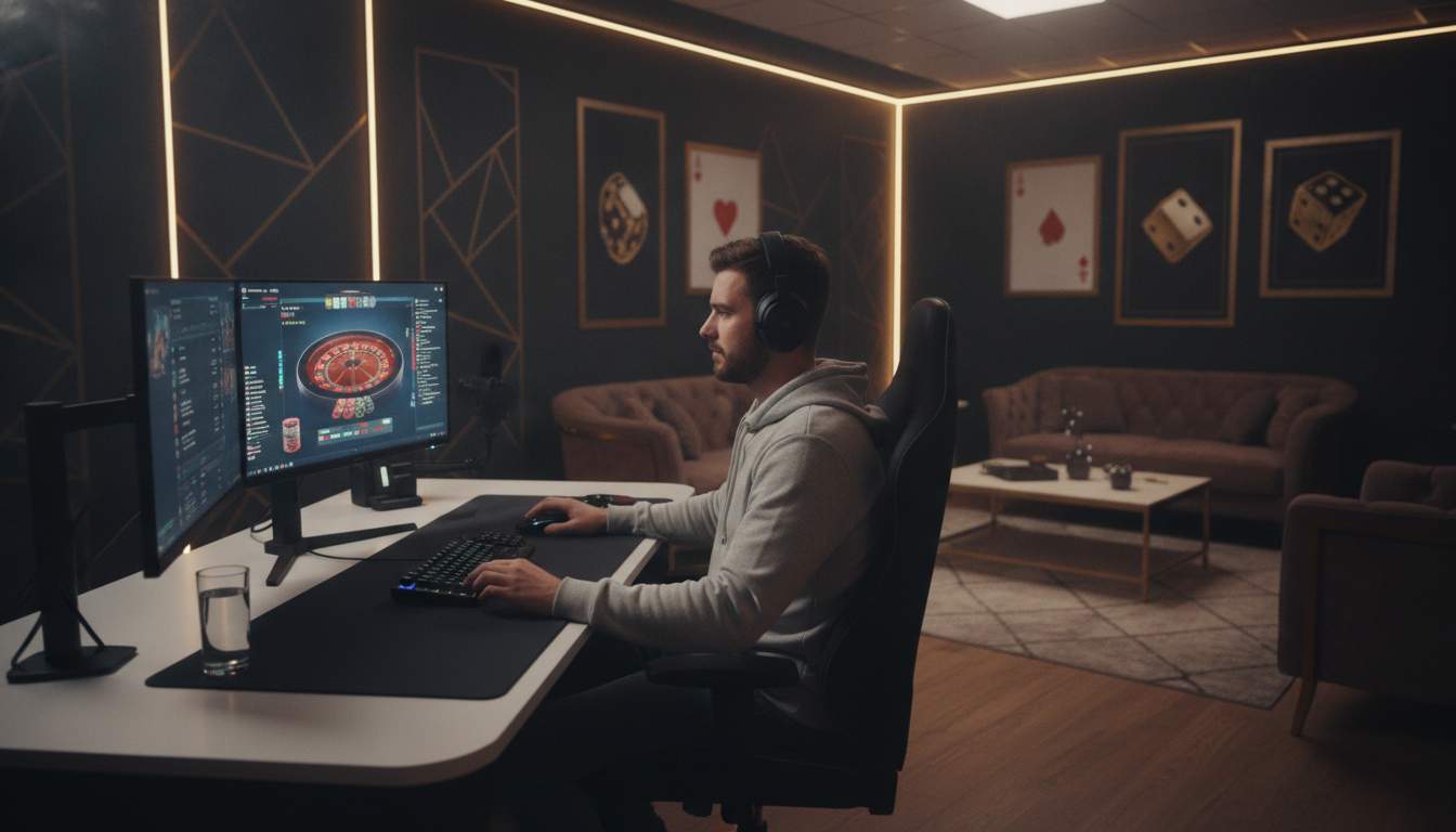 Instruções de Jogo de Slots Jogador utilizando slots online